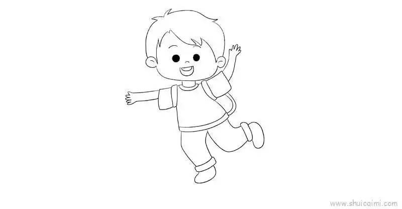 小男孩教程儿童画怎么画小男孩教程简笔画好看