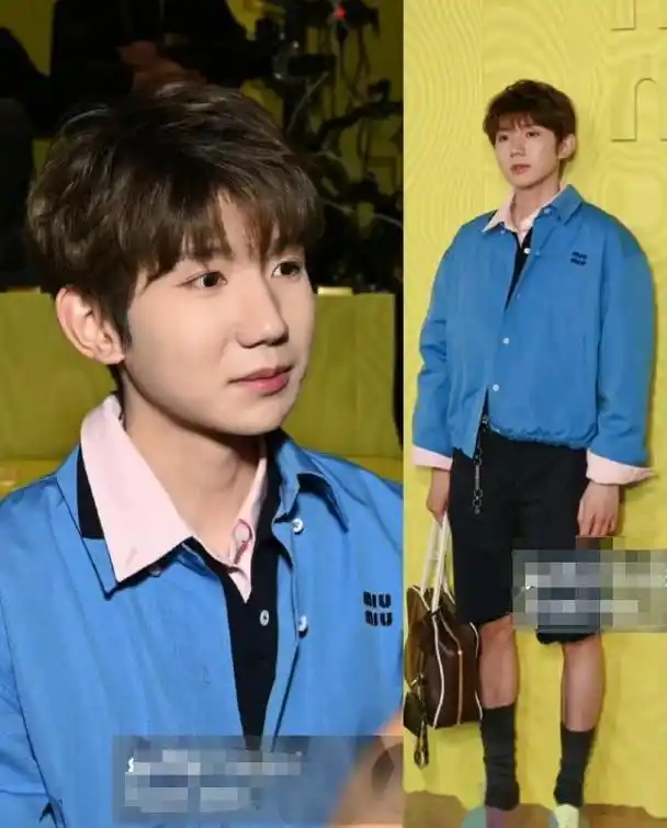 24岁王源巴黎看秀身高太矮,走路踮脚像小学生,网友:又老又年轻