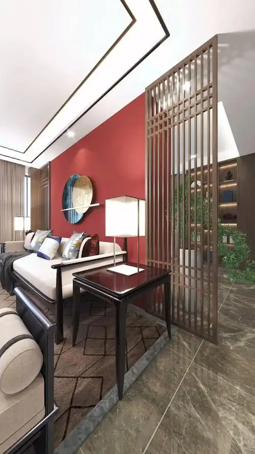 新中式#新中式风格-简洁舒适,典雅精致,满足了我对新中式家装的擞有