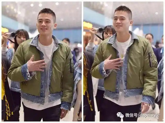 欧豪身穿棕色外套简洁有型,网友:这才是男星正确的机场穿搭方式