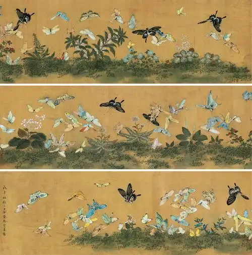百蝶图卷