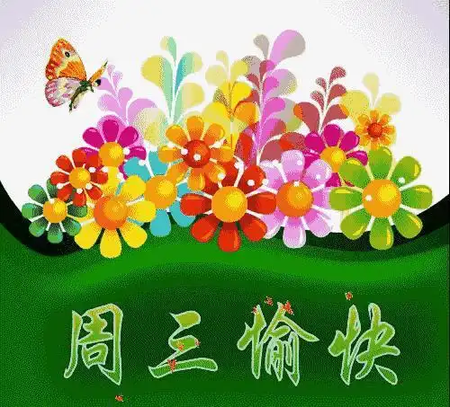 周三愉快早安美丽带字祝福语图片满满正能量心灵鸡汤句子
