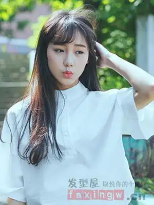 韩式女发型精选|韩式刘海发型片女 简约百搭是主流
