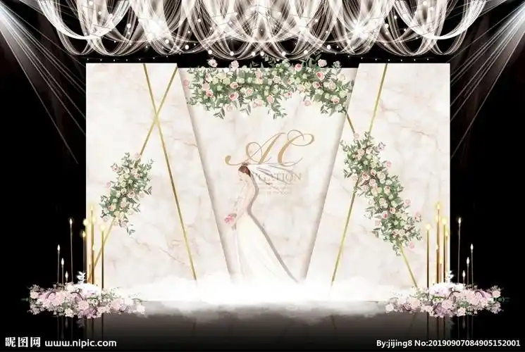 婚礼喷绘素材设计图__效果图_环境设计_设计图库_昵图网nipic.com
