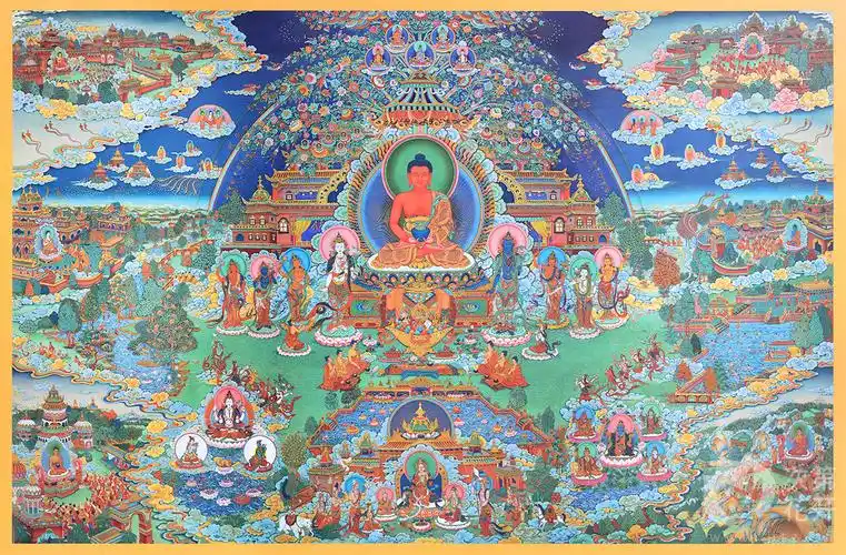 收藏高清观想图集走进极乐世界上