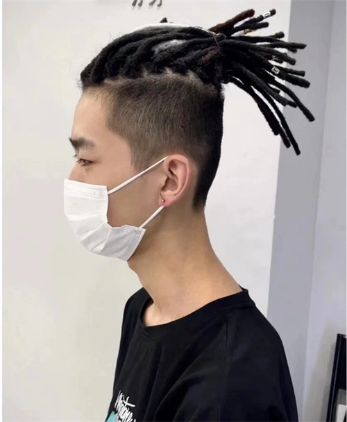 个性黑人烫脏辫 嘻哈街头风发型