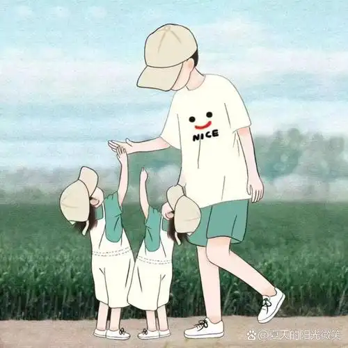 亲子头像|微信头像～|春季头像 好看的春季亲子微信头像来啦,赶紧换上