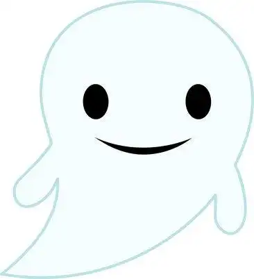 可爱卡通幽灵