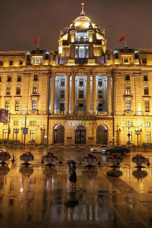 摄影 雨夜魔都·外滩 写美篇  20世纪初旅居上海的日本作家村松梢风的