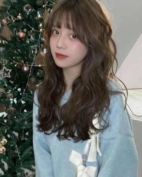 蛋蛋卷烫发 | 甜美森系 拯救扁塌,中长发图片,发型图片