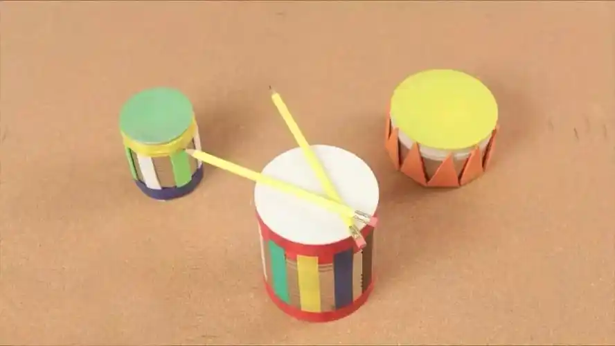 巧手做出一个迷你小音鼓,敲出满满幸福感