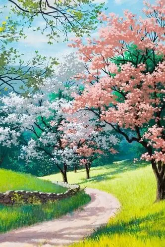 唯美手绘插画手机壁纸