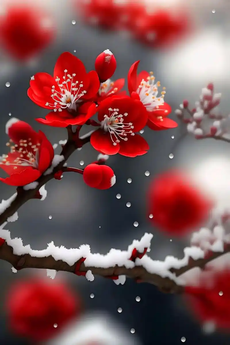 梅花傲雪.梅花隐者高士,高风亮节的品性,贞洁自爱的君子情操. - 抖音