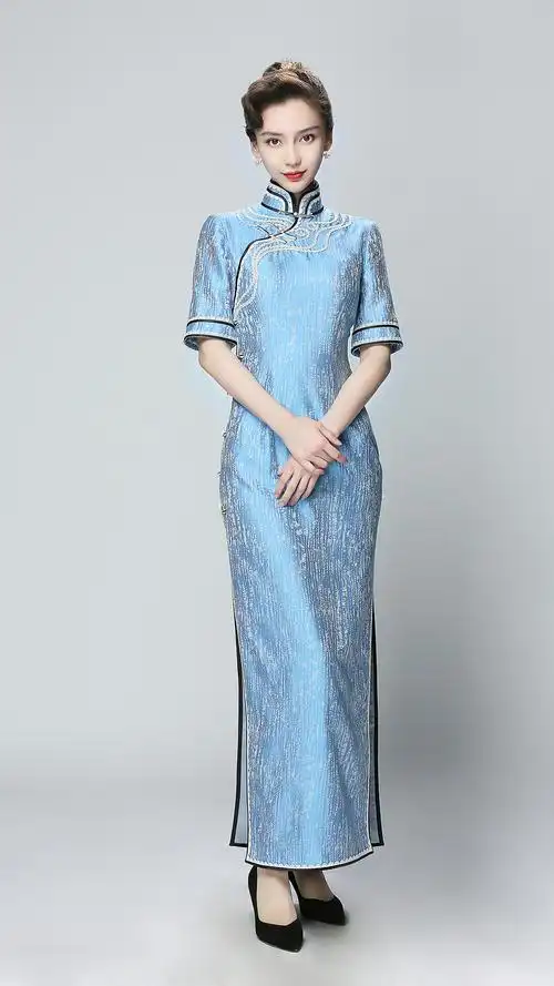 angelababy旗袍造型高清手机壁纸_明星_手机壁纸下载_美桌网