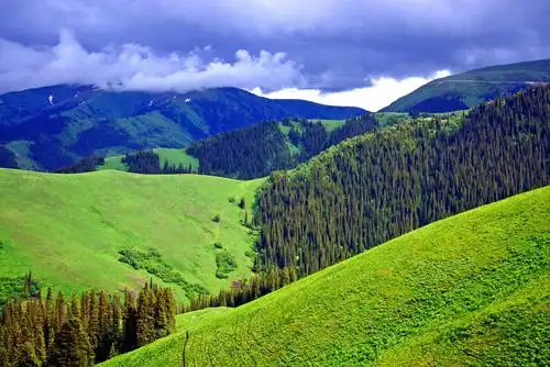 壮丽峻岭高山草原