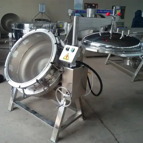 400l燃气加热蒸煮锅 高温高压蒸煮锅 不锈钢中药蒸煮.