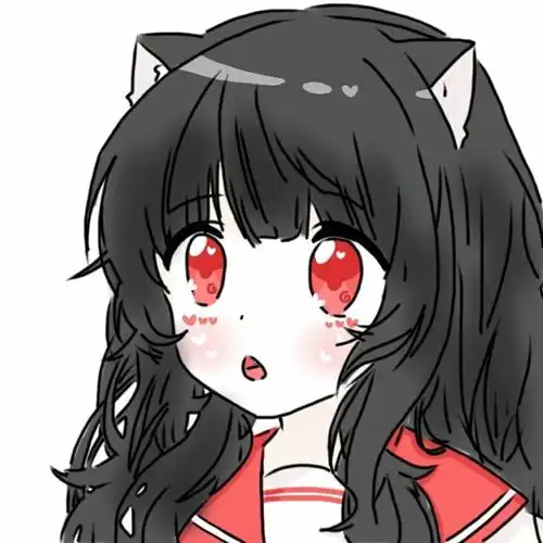 猫耳长发女生头像动漫长发女头67