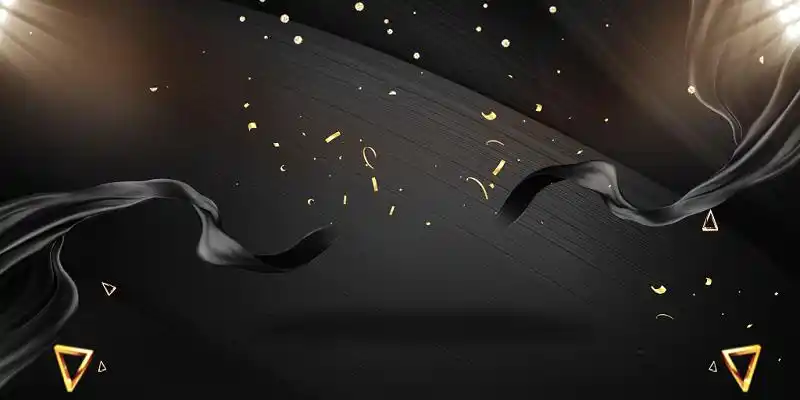 黑色质感大气618购物狂欢节天猫淘宝促销活动海报背景