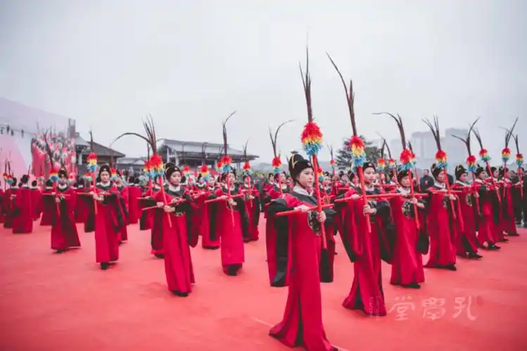 为祭孔仪式献上行云流水般的八佾舞,以中国古代规格最高的祭祀舞蹈