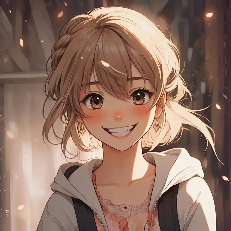 女生微笑头像来啦91甜到你心里