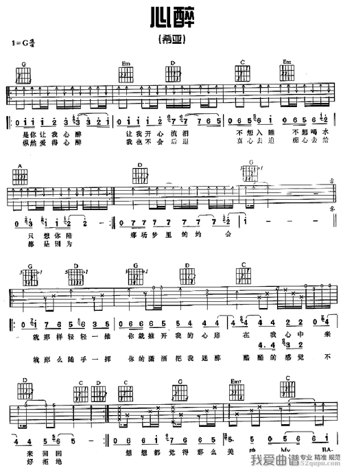 张震岳《爱的初体验》吉他谱/六线谱 吉他谱