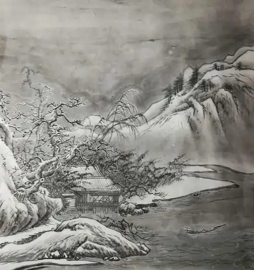 临宋夏圭雪堂客话图