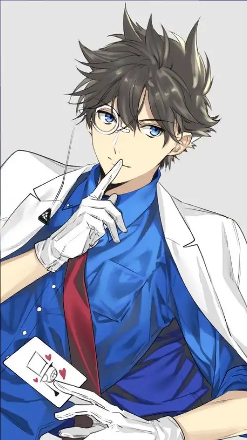 怪盗基德动漫插画高清手机壁纸,动漫,动漫,高清,插画,名侦探柯南,手机