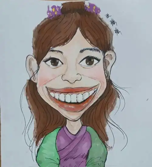 还是要把人物主要特征或神韵体现出来,肖像漫画不是强调形象多么再现