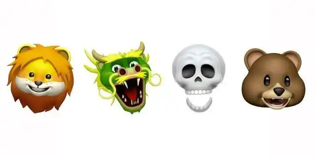 3即将新增龙,熊,骷髅和狮子四个表情角色,emoji表情将达到16个,增加了