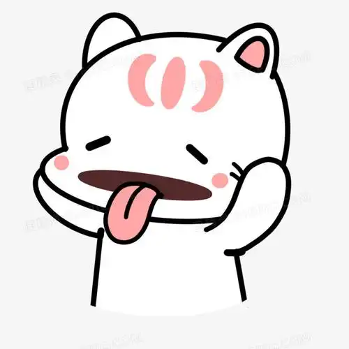 可爱调皮小猫鬼脸元素