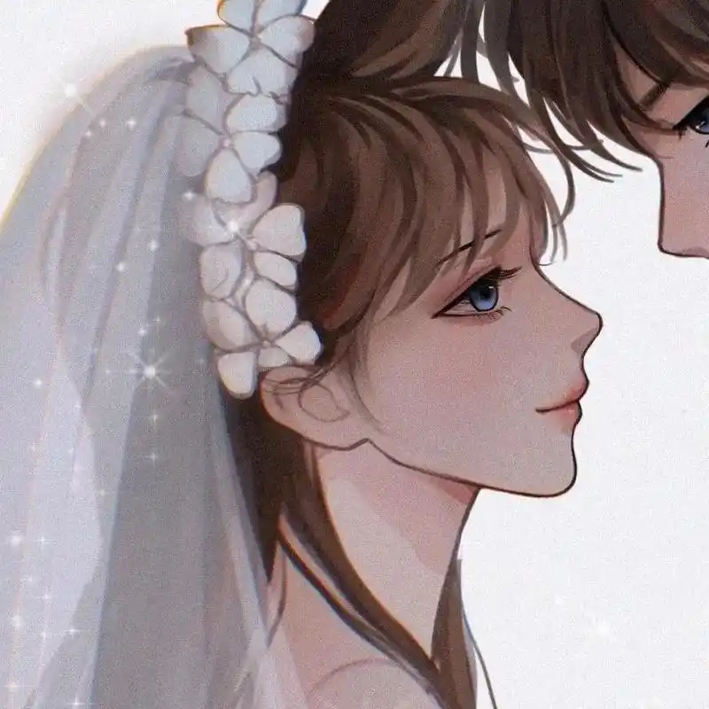 情侣头像 #婚纱 七夕快乐!宝.如果紧紧被爱包裹着 负面情 - 抖音