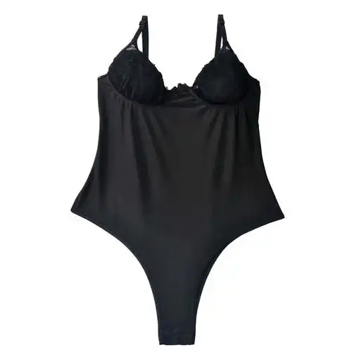 lb029女士情趣内衣泳料蕾丝肩带底档开扣三角连体dy001