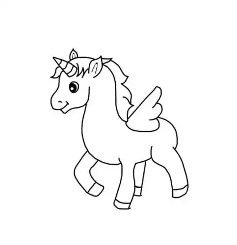 哇~画出漂亮的独角兽原来这么简单
