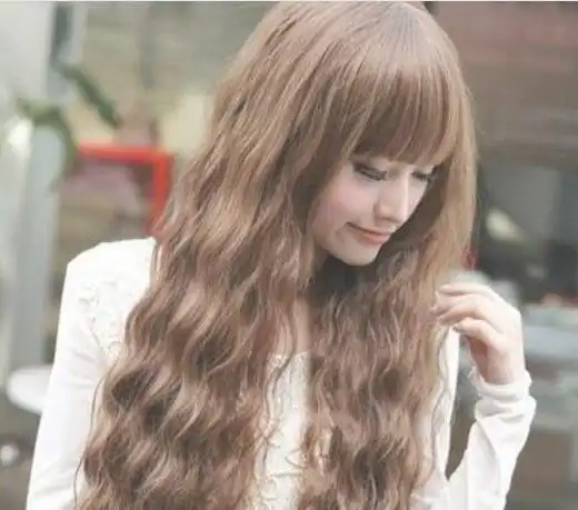 女生烟花烫长发发型图片(3)_烫发_西子美发网