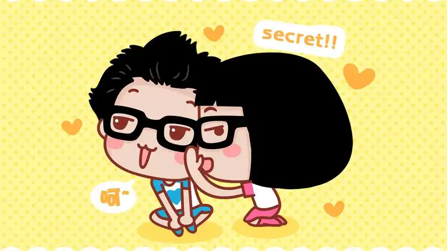 hello菜菜可爱卡通情侣壁纸第一辑高清大图预览1920x1080_卡通动漫