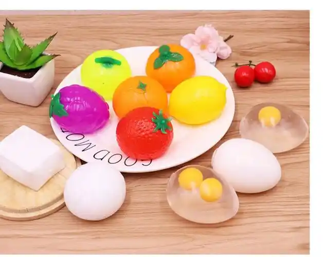 解压神器成人治愈系番茄发泄水球西红柿发泄球抖音同款摔不烂减压玩具