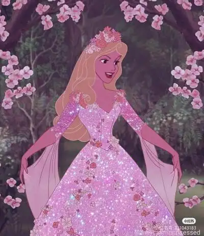 迪士尼公主钻石头像爱洛搬运出处见水印.抱图点赞.禁商用 侵删.