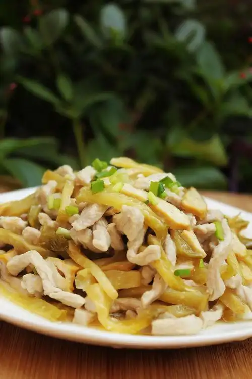 【鱼家小厨】--香干榨菜炒肉丝