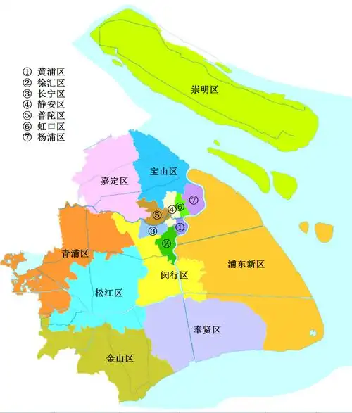 上海市中心区:面积290平方公里,也就是上海市的7个市辖区;虽然上海市