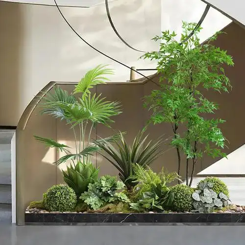 室内仿真绿植 影楼摄影道具 落地造景办公室假植物景观 软装装饰