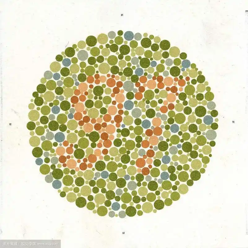 小测试:看不出图里的97你很可能是色盲,第4张图只有20%能看出来