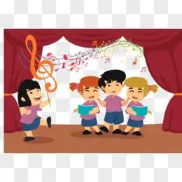 红色长型帷幕png矢量舞台与观众pngeps红色大气背景pngpng红色背景