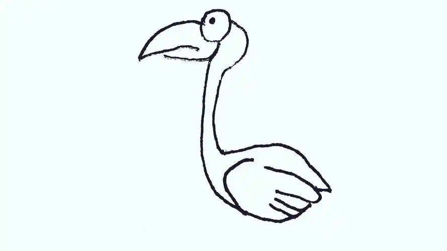 仙鹤简笔画仙鹤简笔画图片