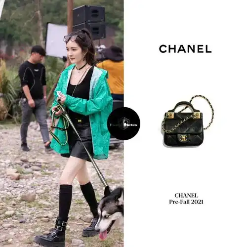 杨幂同款chanel香奈儿迷你小方包