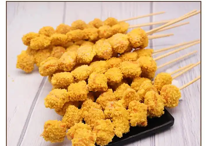 德邻盐酥鸡串鸡米花串香脆鸡肉串20串一包冷冻半成品商用油炸小吃