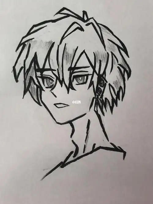 零基础临摹男头