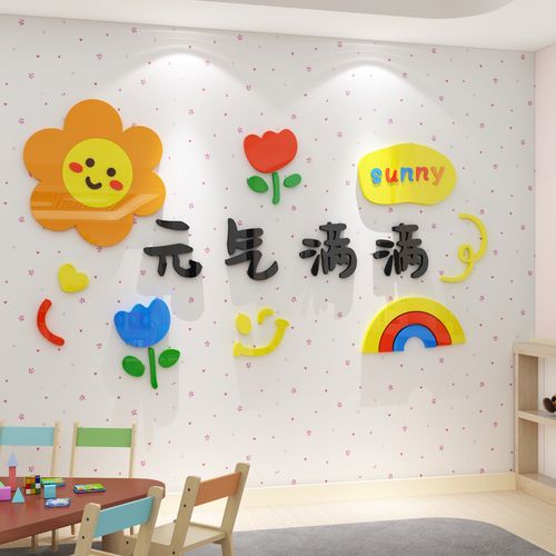幼儿园环创设主题文化墙面装饰班级教室布置楼梯环境材料背景成品