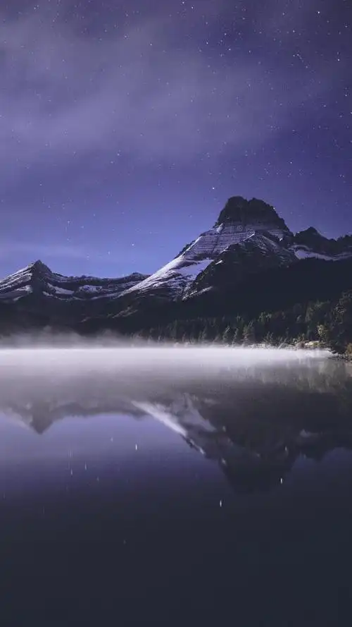 唯美夜晚星空风景