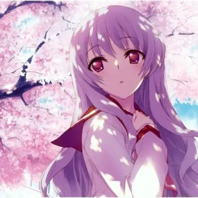 樱花美女_卡通动漫头像_我要个性网