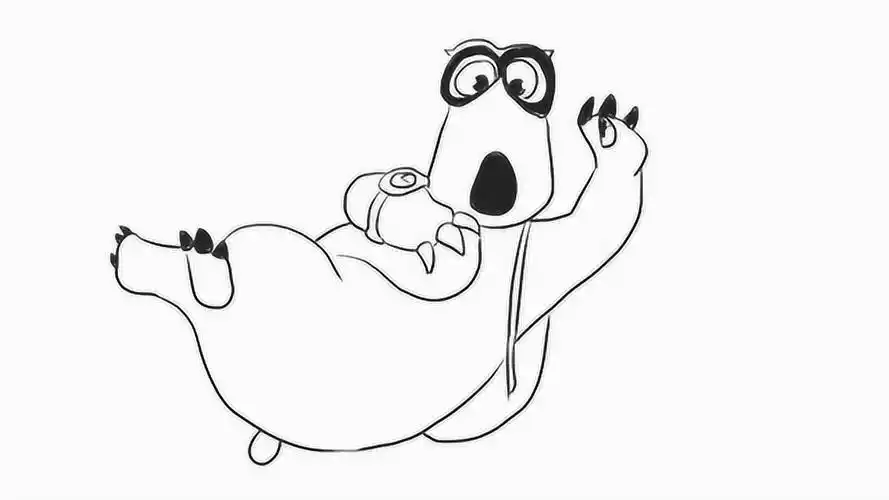 可爱的倒霉熊儿童亲子简笔画宝宝轻松学画画